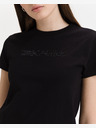 Karl Lagerfeld Rhinestone Logo T-shirt