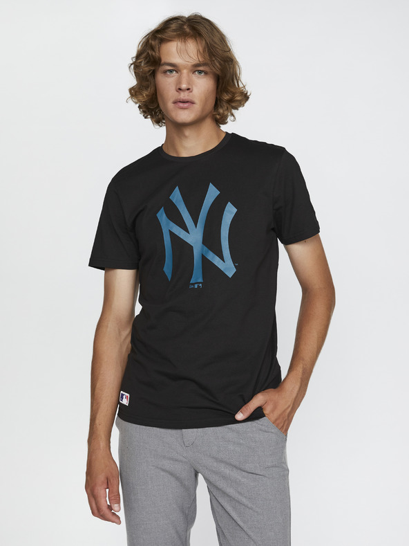 New Era Mens New York Yankees Seasonal Infill T-Shirt - S White 