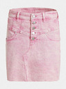Guess růžová denimová sukně Skirt