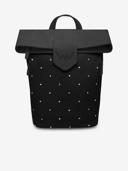 Vuch Mellora Dotty Black Backpack