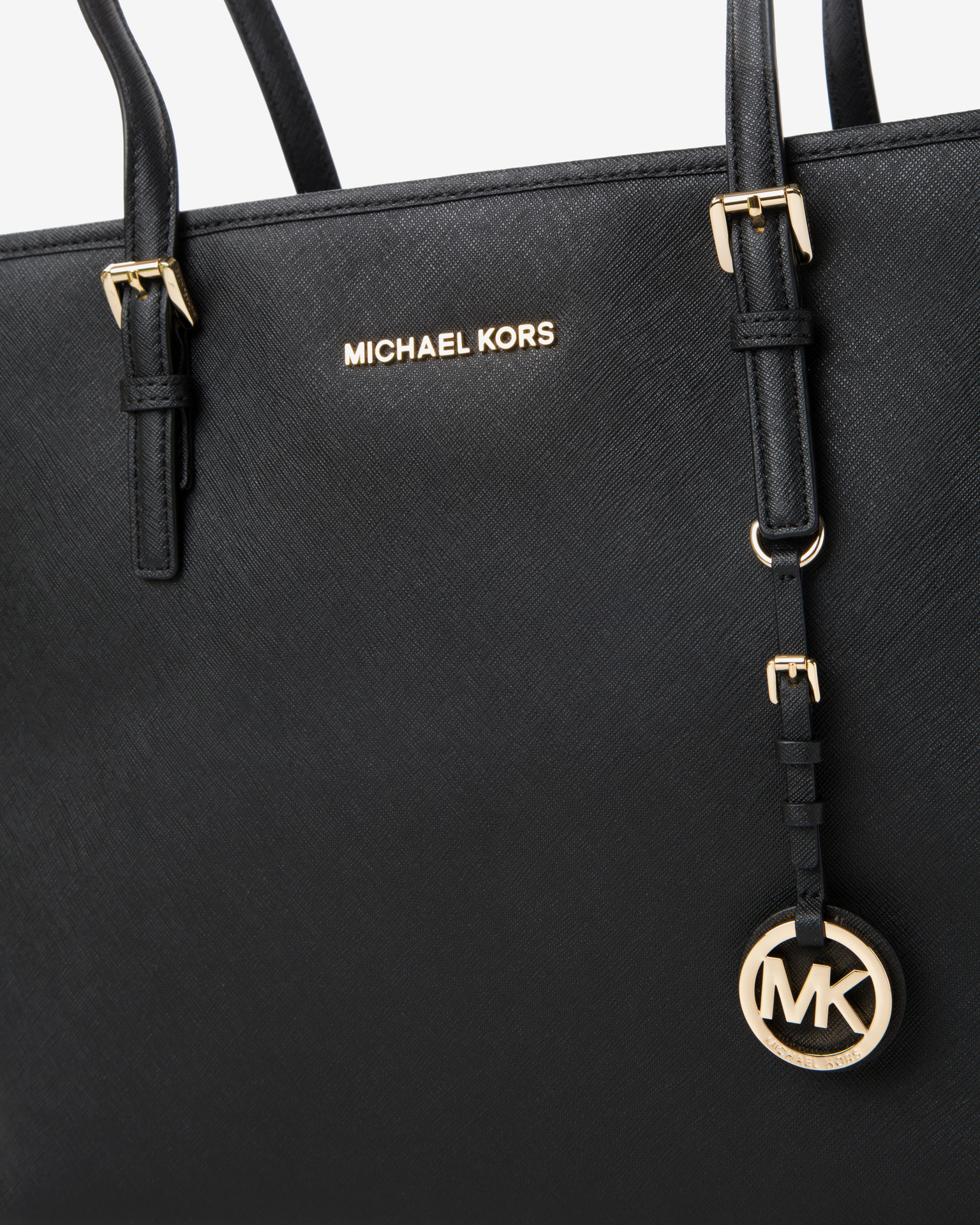 Michael Kors - Authenticated Jet Set Handbag - Leather Black for Women, Never Worn