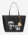Karl Lagerfeld K/Pixel Karl & Choupette Handbag